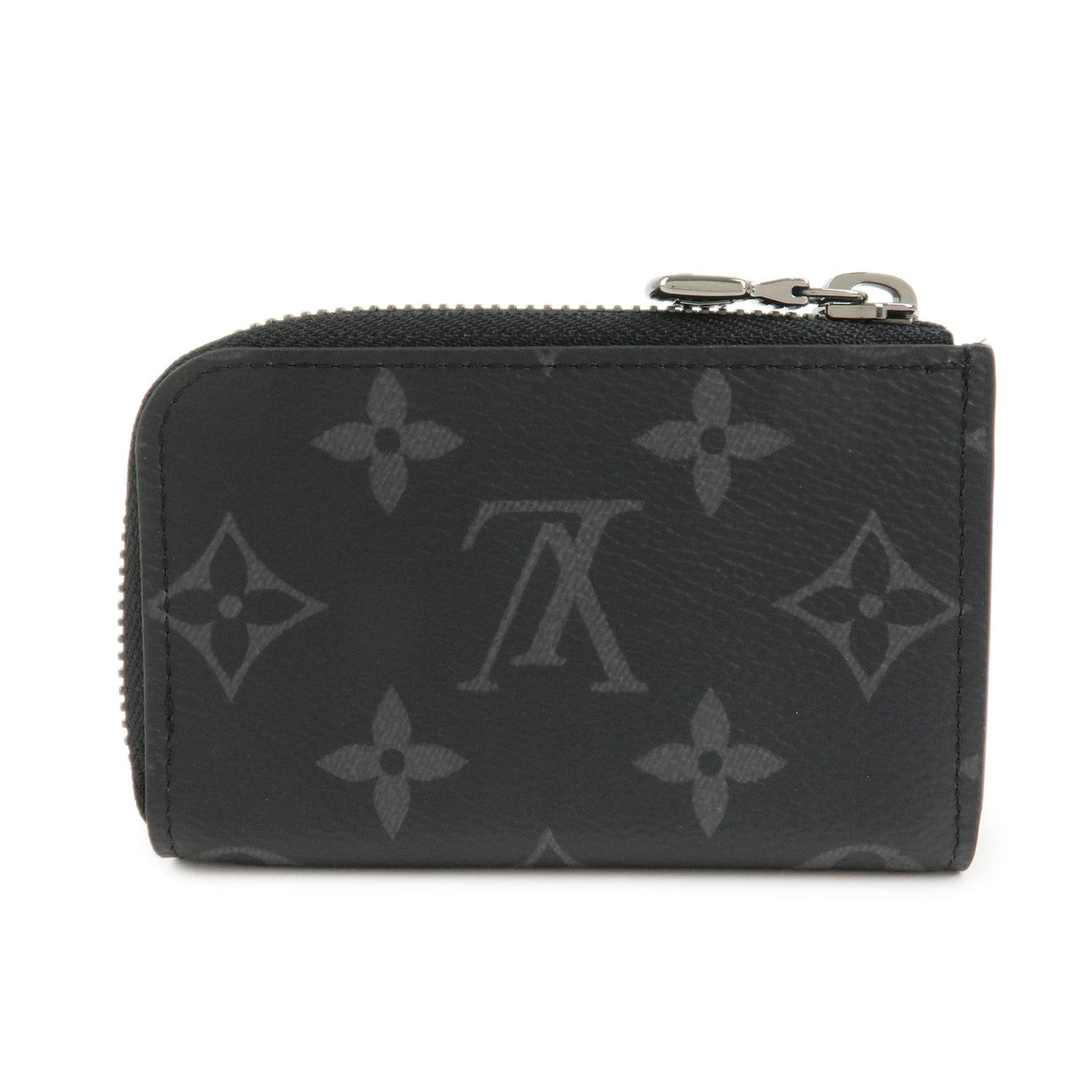 Louis Vuitton Monogram Eclipse Porto Monnaie Jour Gray M63536