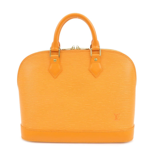 Louis Vuitton Epi Leather Alma PM Hand Bag Mandarin Orange M5124H