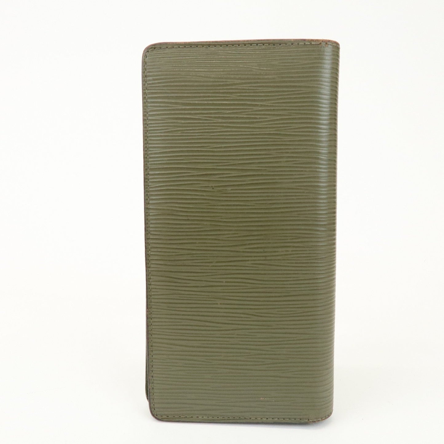 Louis Vuitton Epi Leather Portefeuille Brazza Wallet Khaki M61819