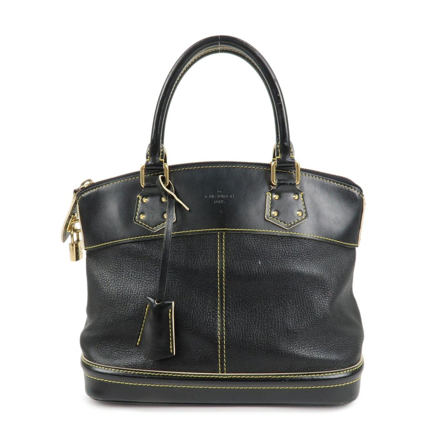 Louis Vuitton Suhali LockIt PM Hand Bag Tote Bag Black M91888  d
