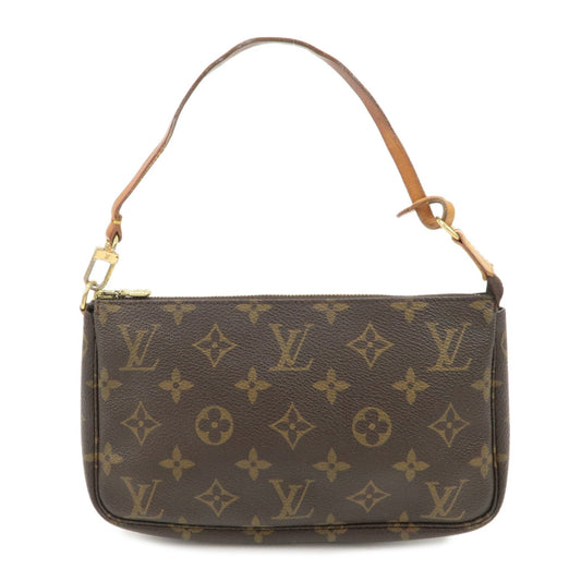 Louis Vuitton Monogram Pochette Accessoires Hand Bag Brown M51980  d