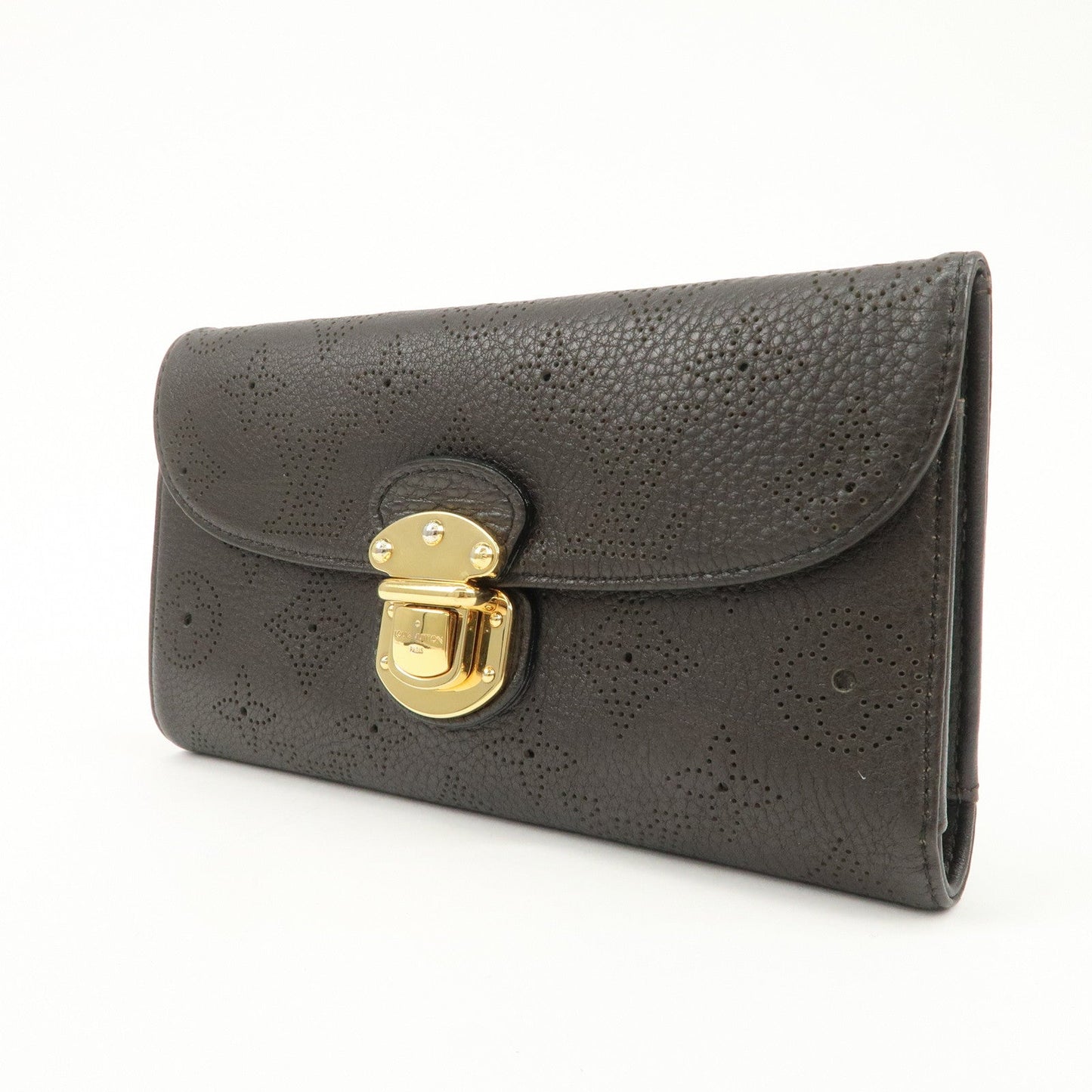 Louis Vuitton Monogram Mahina Leather Portefeuille Wallet M95968  d