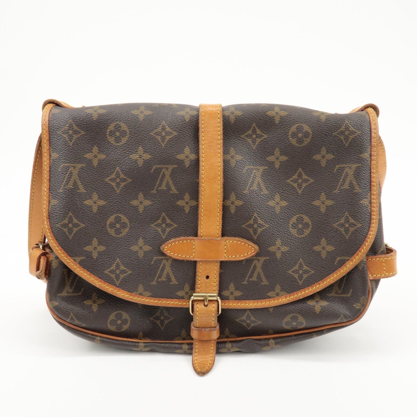 Louis Vuitton Monogram Saumur 30 Shoulder Bag Brown M42256  d