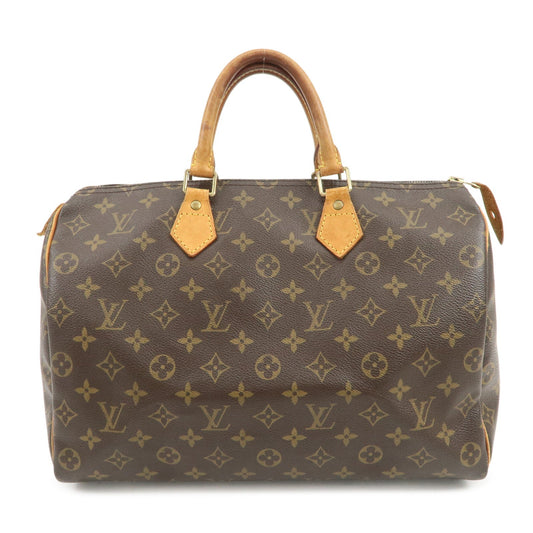 Louis Vuitton Monogram Speedy 35 Boston Bag Hand Bag M41524