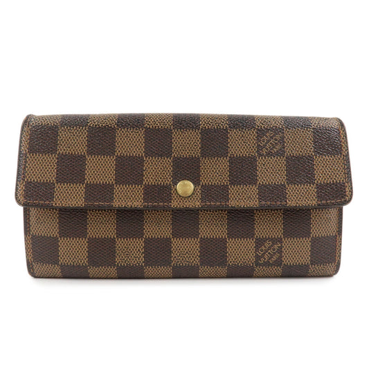 Louis Vuitton Damier Ebene Portefeuille Sarah Long Wallet N61724