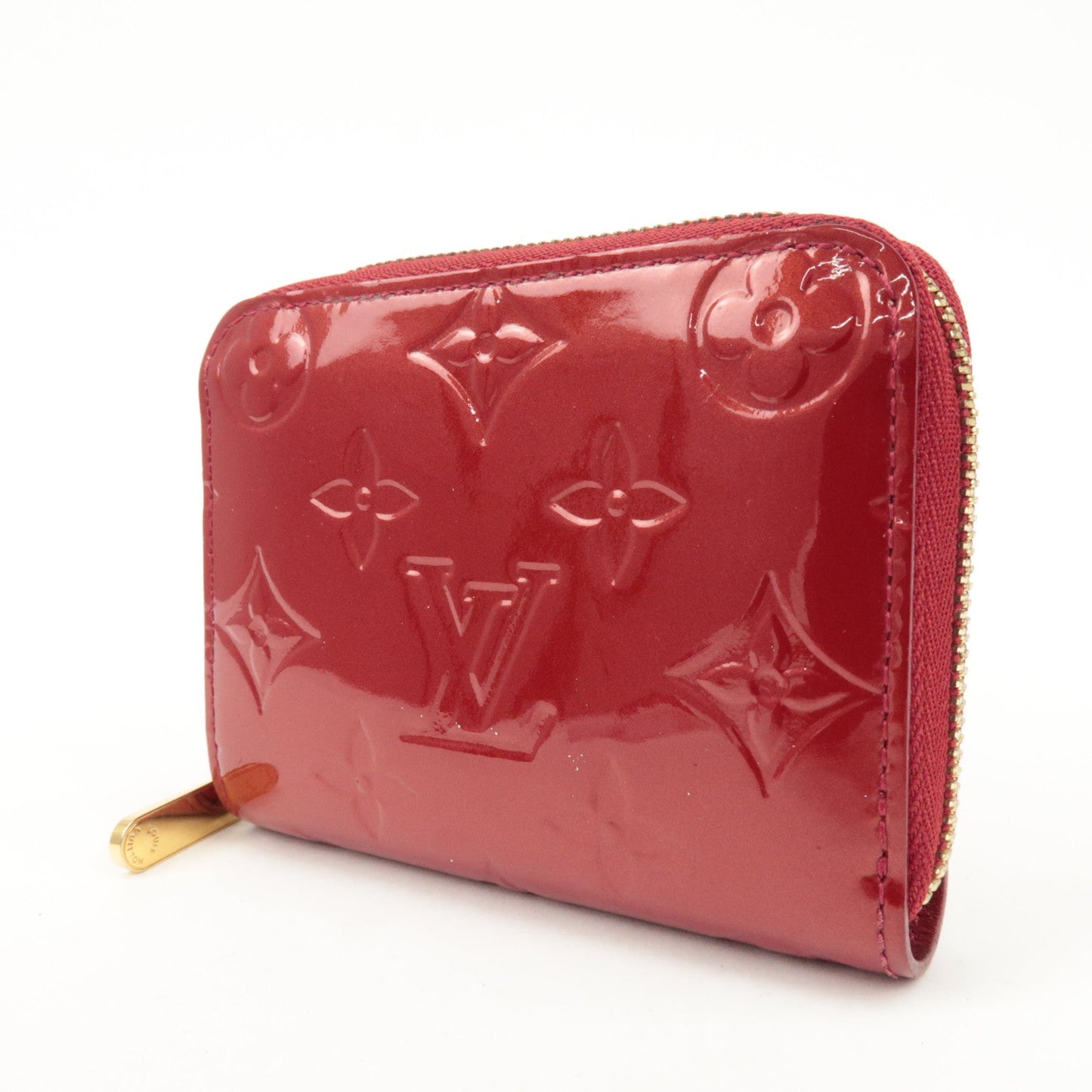 Louis Vuitton Monogram Vernis Zippy Coin Purse Pomme d'Amour M93608  d