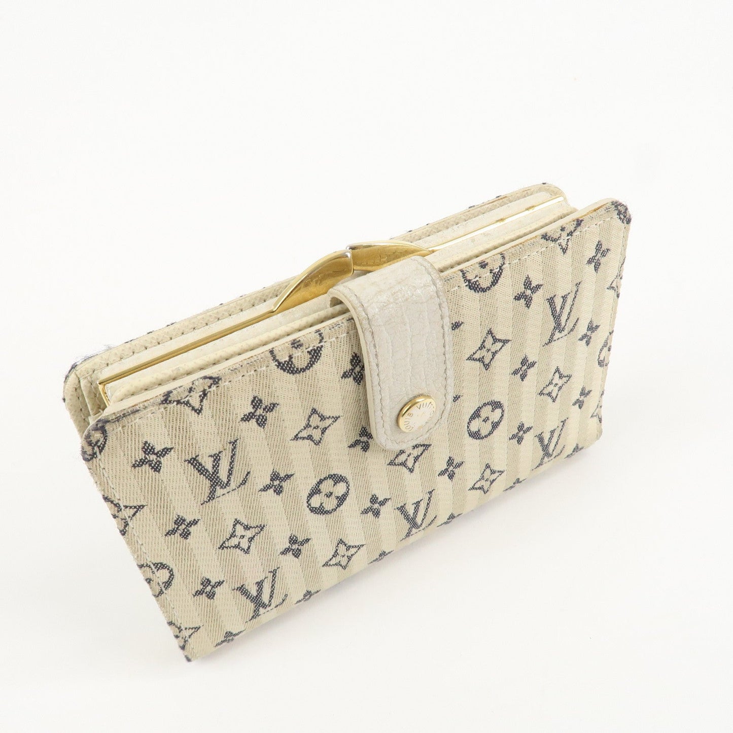 Louis Vuitton Monogram Mini Lin Porte Monnaie Billets Viennois M95659  d