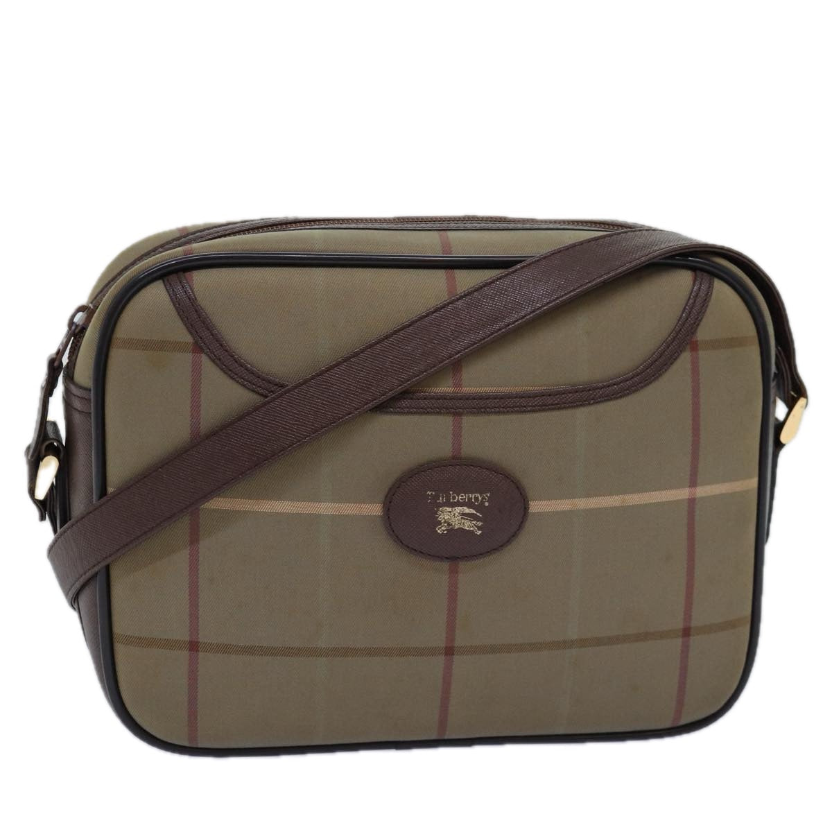 Burberry   Check Shoulder Bag
