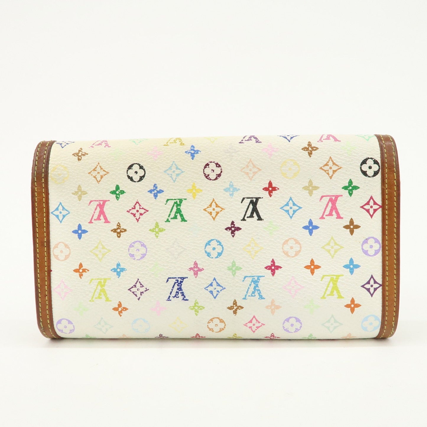 Louis Vuitton Monogram Multicolor Porte Trezor International Long Wallet ?92659