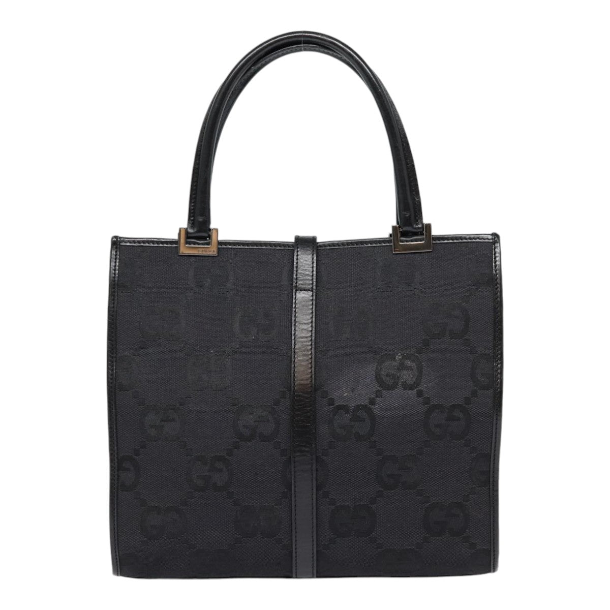 Gucci Gg Canvas Black Canvas Handbag
