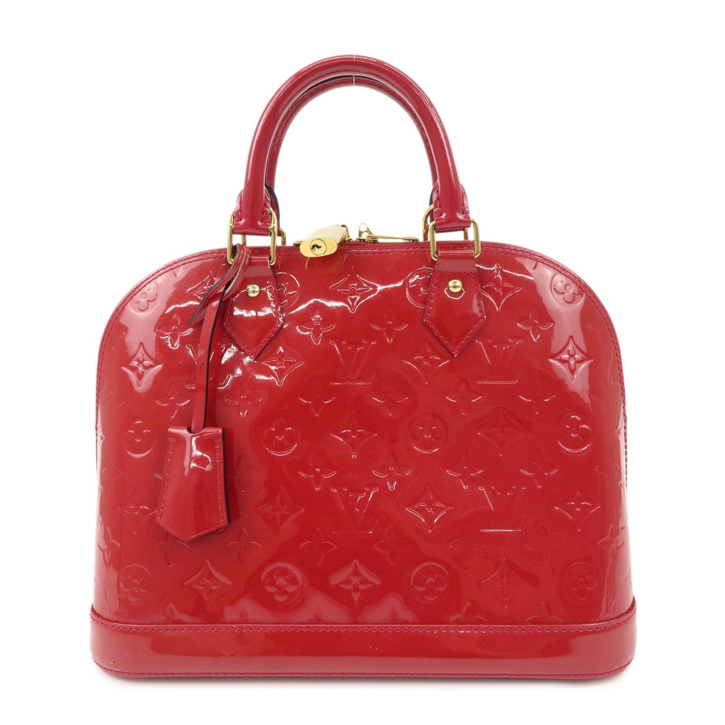 Louis Vuitton Monogram Vernis Alma PM Hand Bag Rose Indien M91770  d