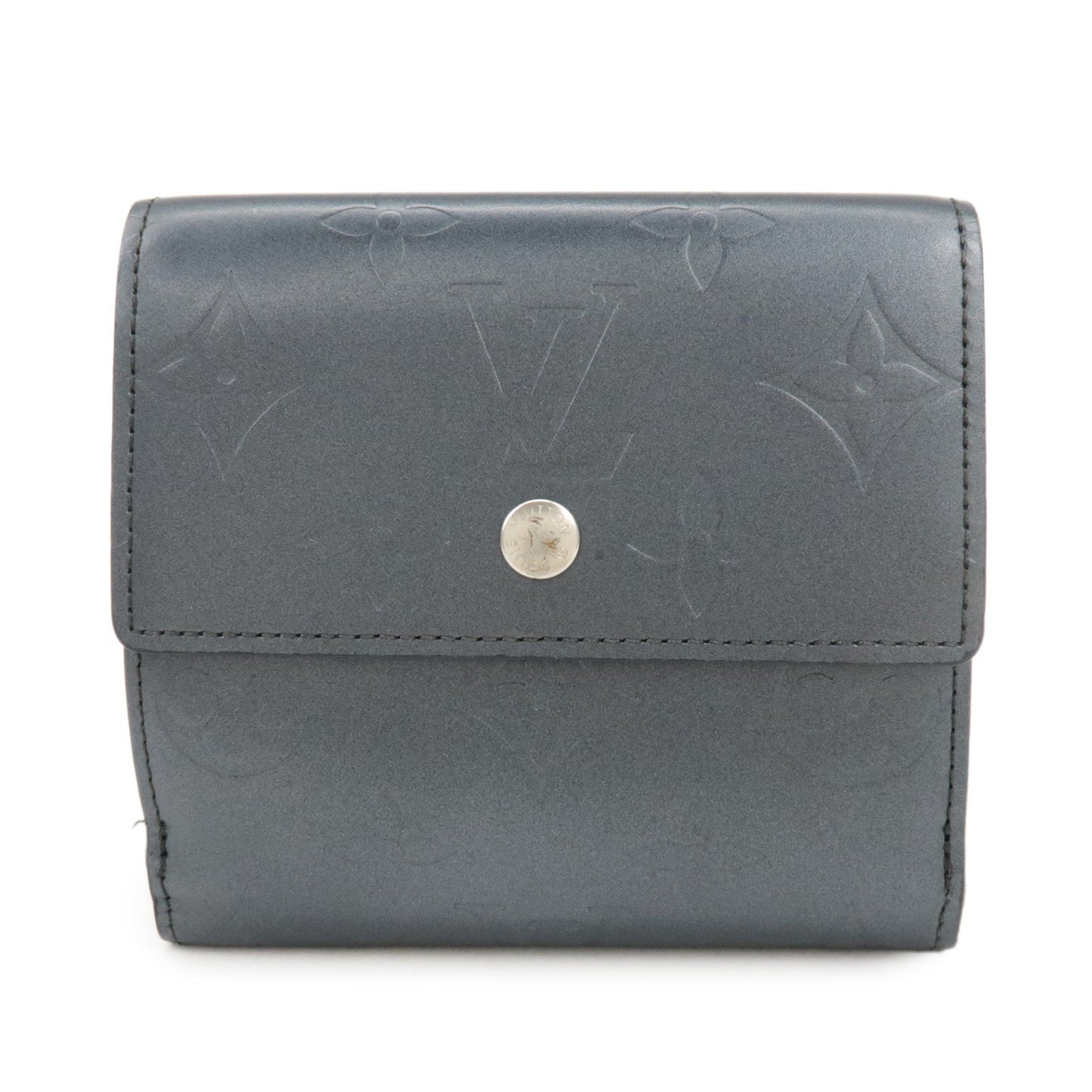 Louis Vuitton Monogram Matte Porte Monnaie Billets Credit M65115  d