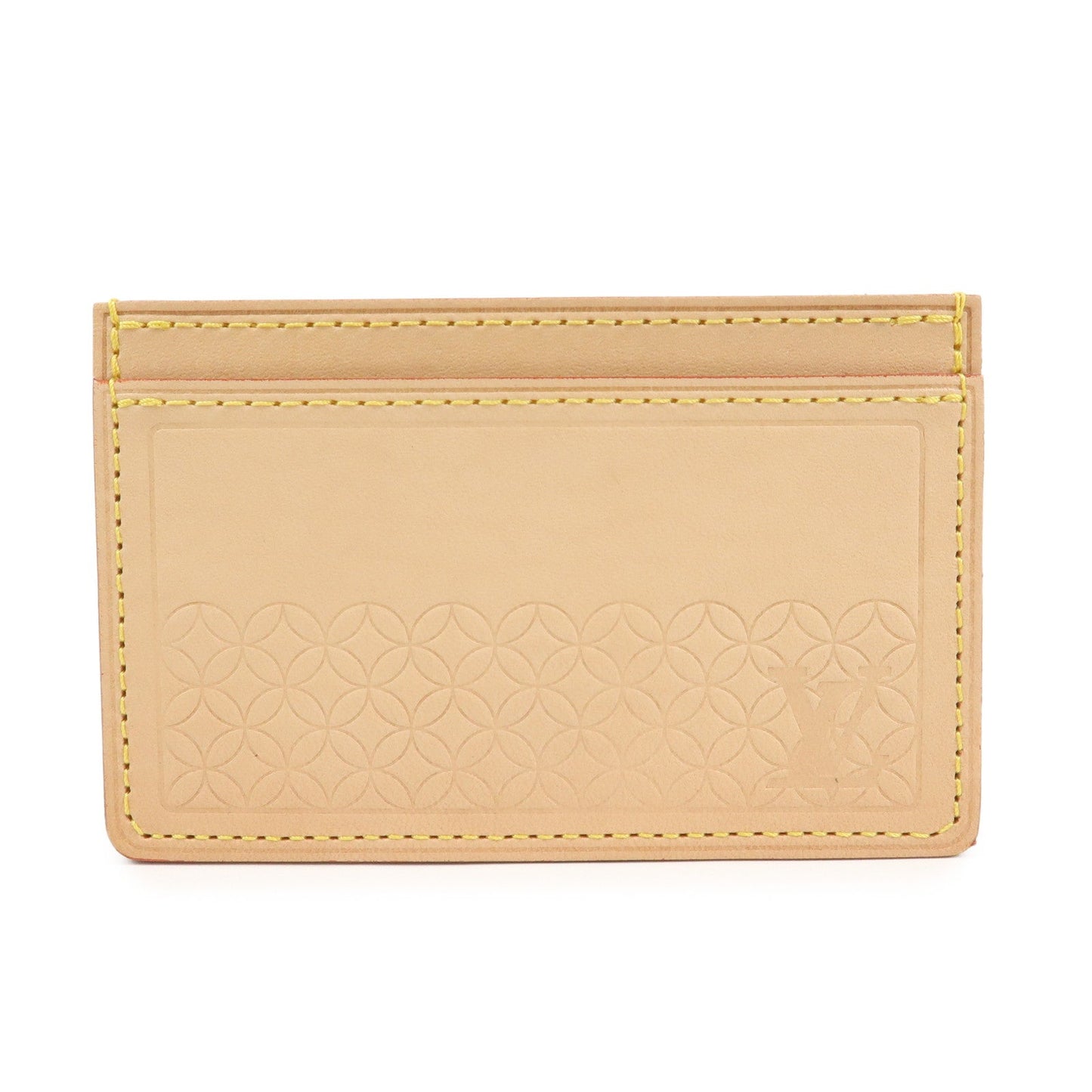 Louis Vuitton Nume Leather Card Case Card Holder Natural