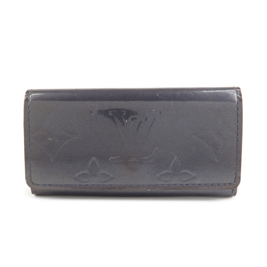 Louis Vuitton Monogram Vernis Multicle 4 Ring Key Case Indigo