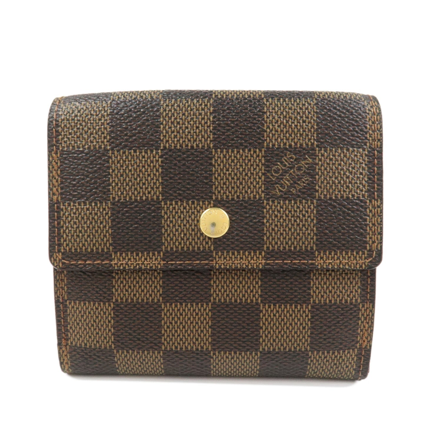 Louis Vuitton Damier Portefeuille ??ise Bi-fold Wallet Brown N61654
