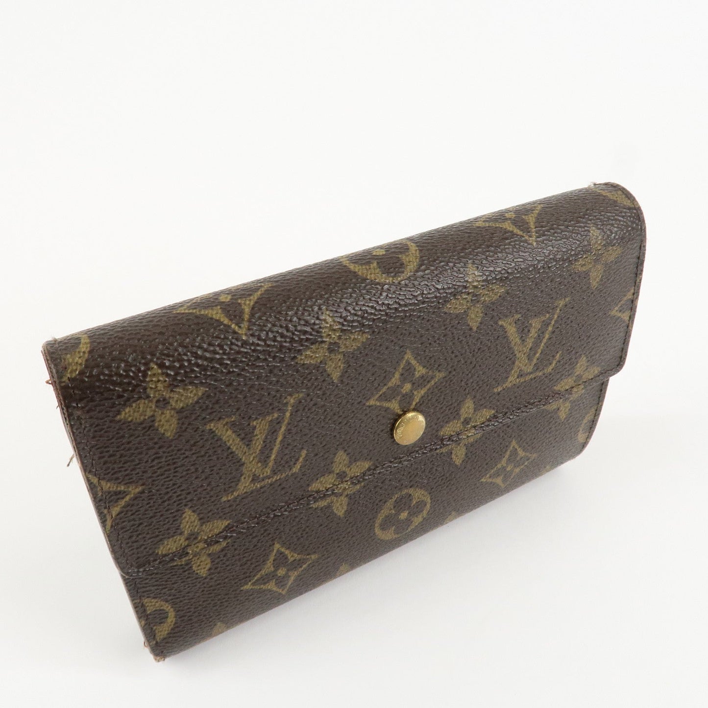 Louis Vuitton Monogram Porte Tresor Etui Papiers Wallet M61202  d