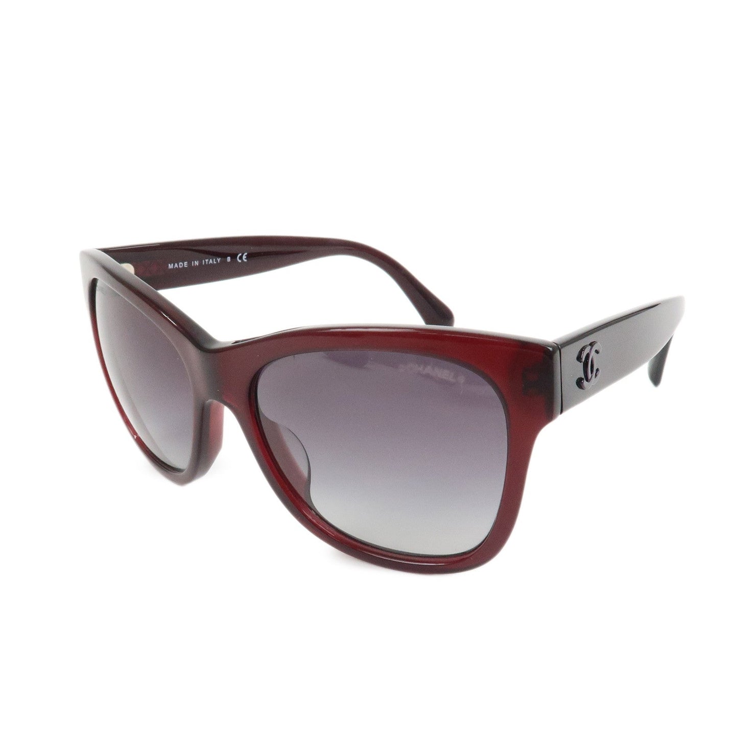 CHANEL Side COCO Mark Sunglasses ?.539S6 56?17 140 3N Brown 5380-A