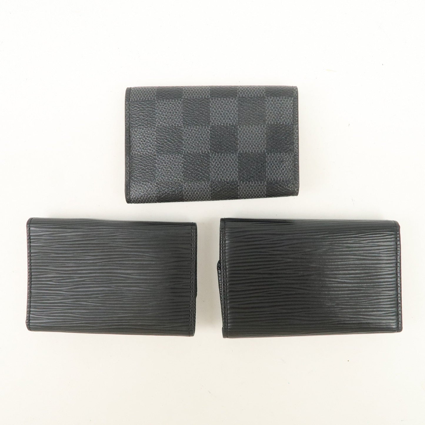 Louis Vuitton Epi Damier Glaphite Set of 3 Multicles 6 Key Case  d