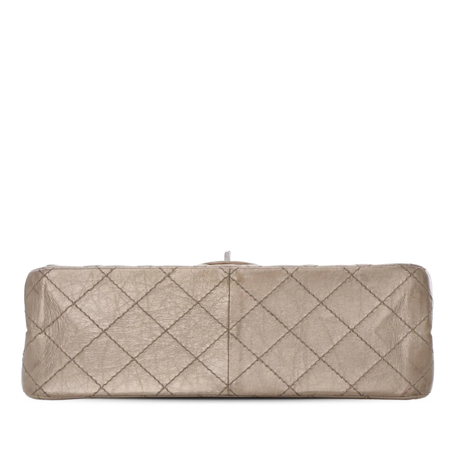 Brown Chanel Reissue 2.55 Aged Calfskin Double Flap 226 Shoulder Bag
