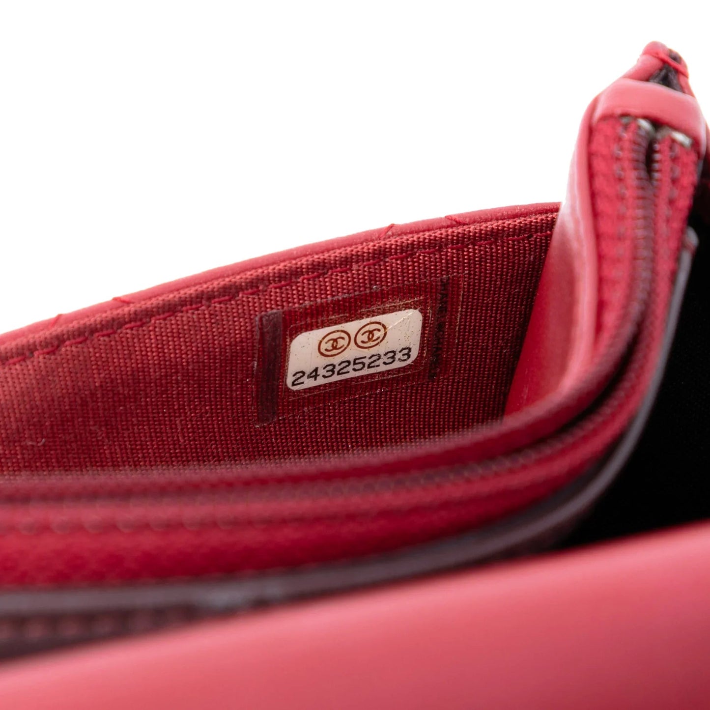 Red Chanel Lambskin Trendy CC Wallet On Chain Crossbody Bag