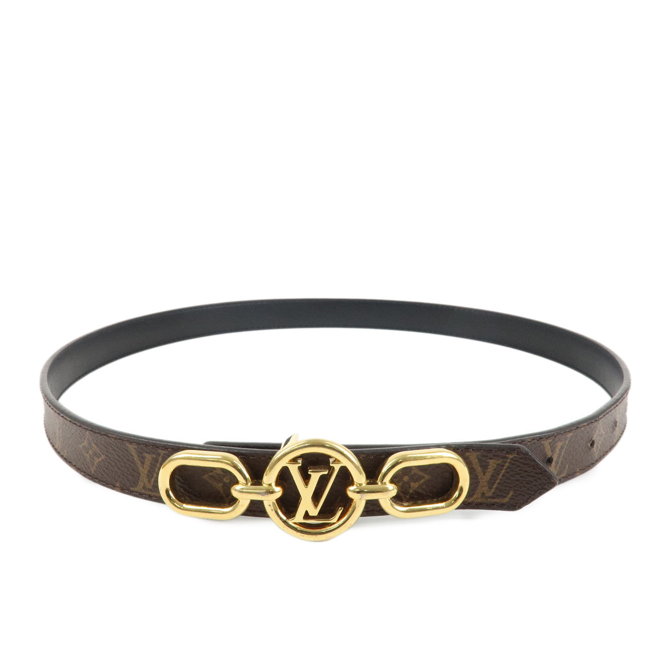 Louis Vuitton Monogram Canvas LV Circle Prime Belt 75/30 M0510  d