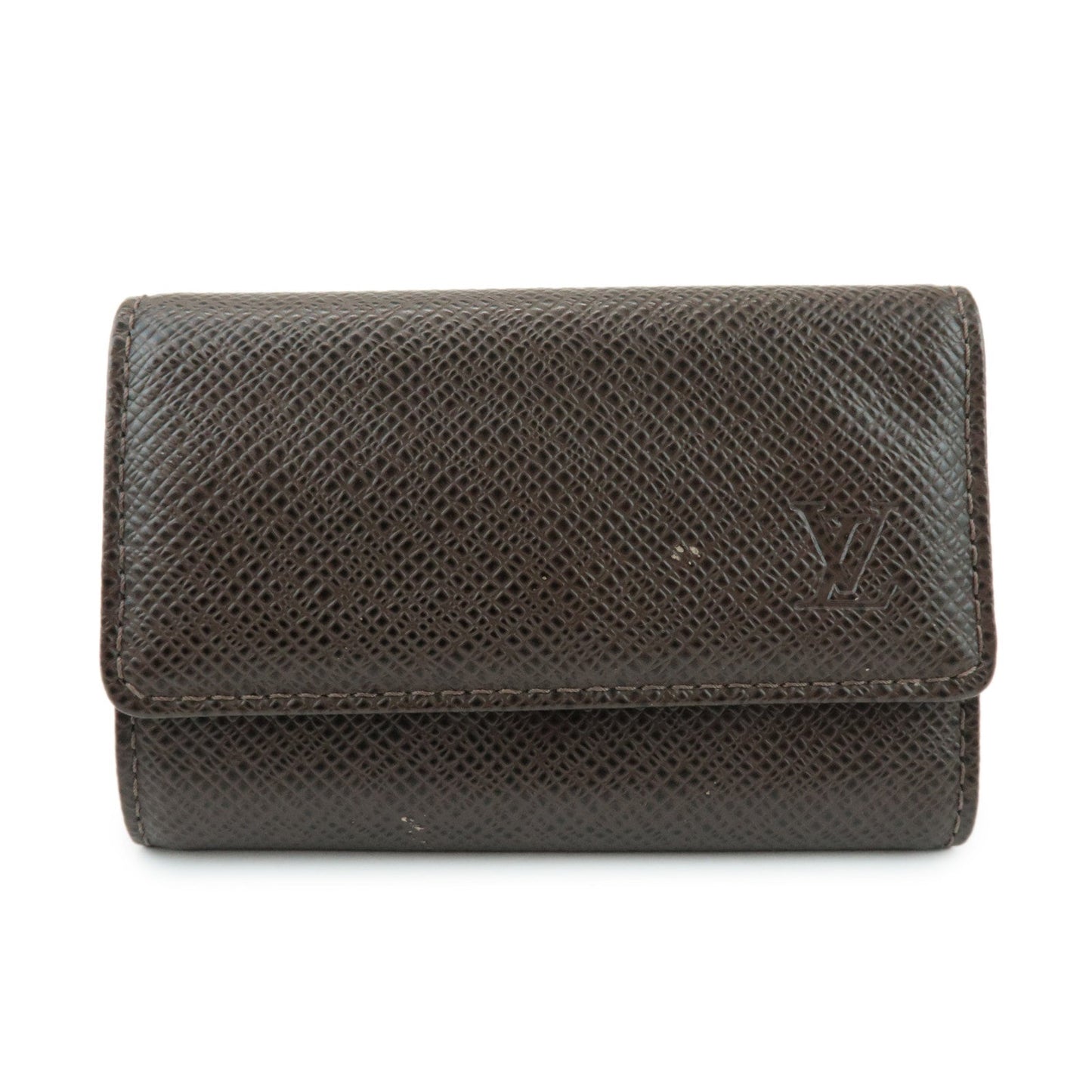Louis Vuitton Taiga Leather Multicles 6 Key Case Gris M30538