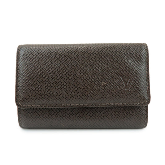 Louis Vuitton Taiga Leather Multicles 6 Key Case Gris M30538
