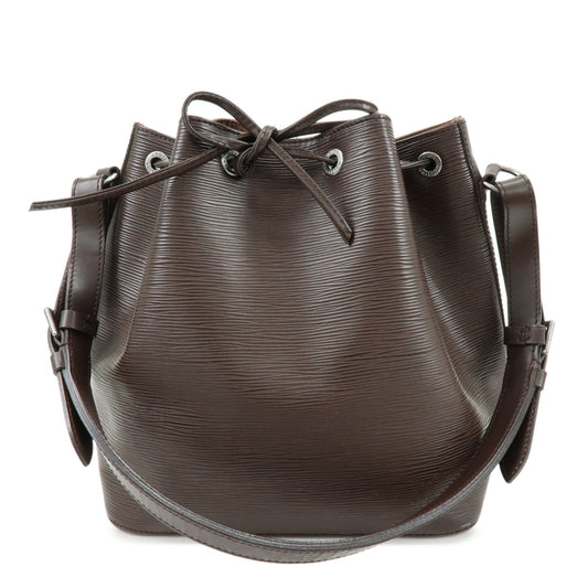 Louis Vuitton Epi Leather Petit Noe Shoulder Bag Mocha M5901D