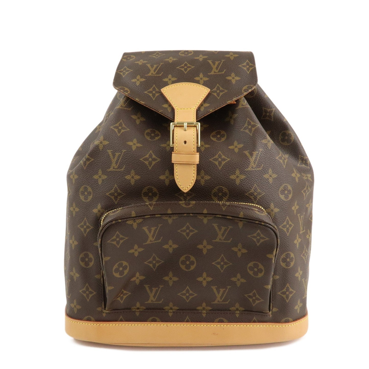Louis Vuitton Monogram Montsouris GM Backpack Brown M51135  d