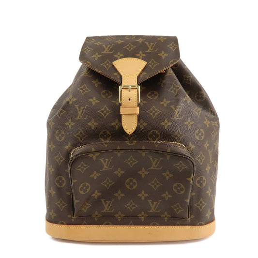 Louis Vuitton Monogram Montsouris GM Backpack Brown M51135  d