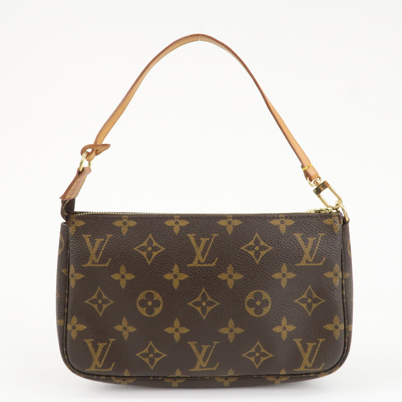 Louis Vuitton Monogram Pochette Accessoires Hand Bag Brown M51980  d