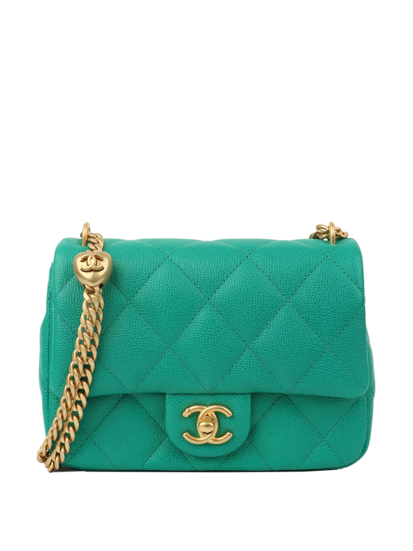 Chanel 23P Mini Coco Love Flap Bag.