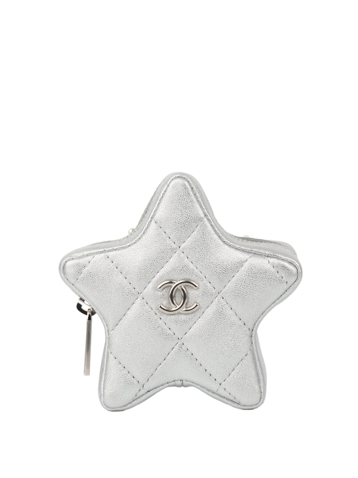 Chanel Silver Star Pouch.
