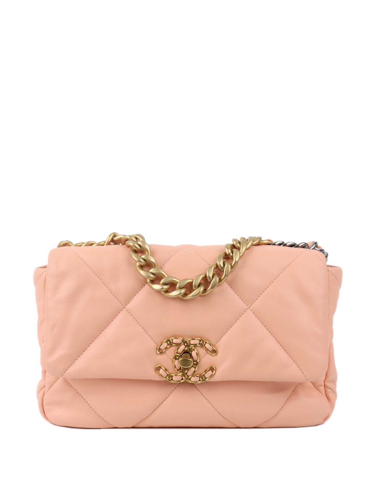 Chanel Small Salmon Pink 19 Bag.