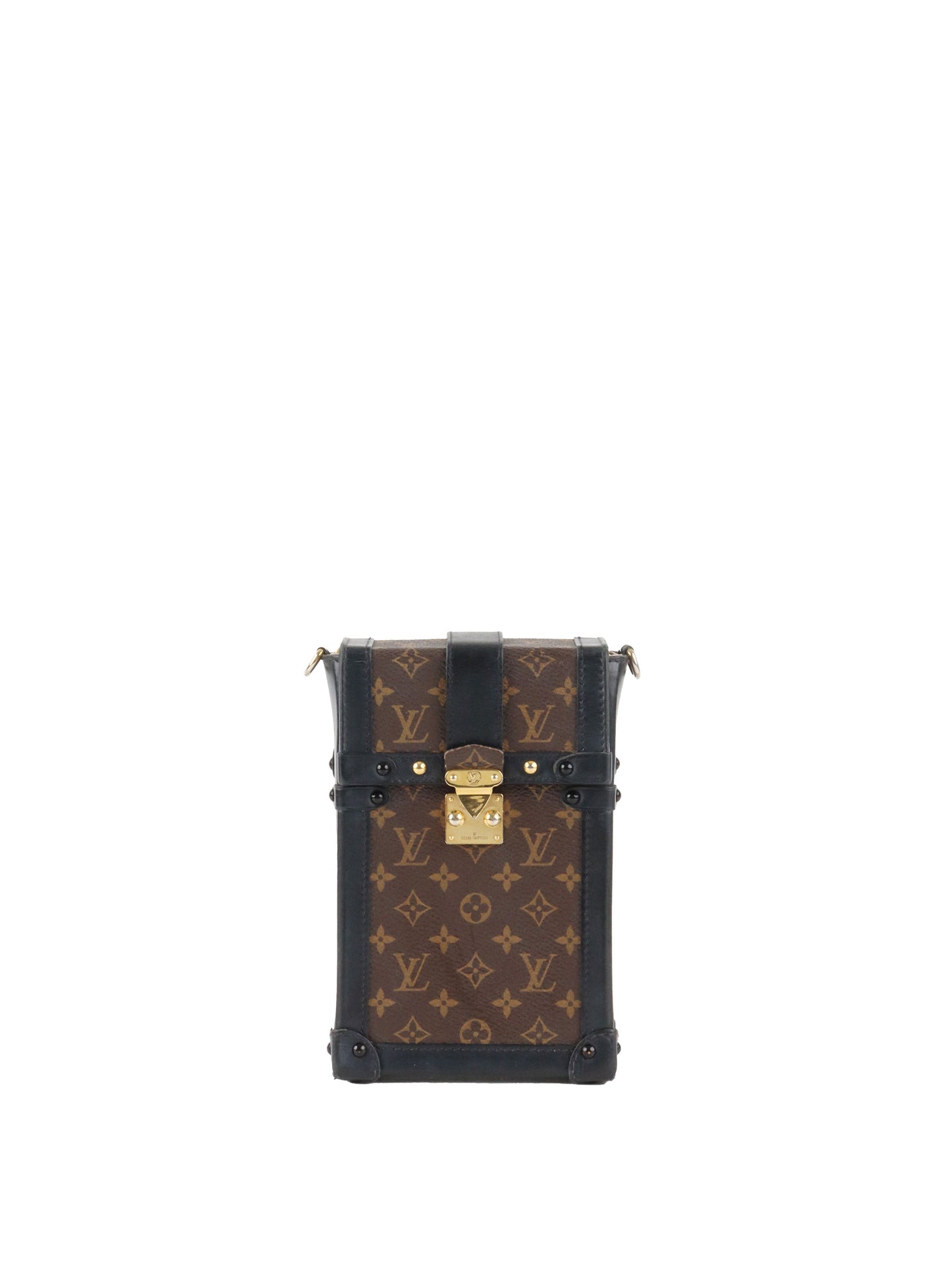 Louis Vuitton monogram Vertical Trunk Pochette.