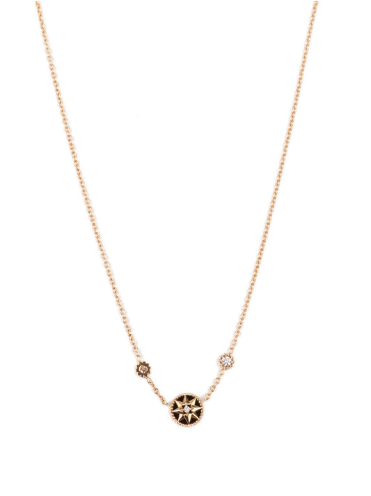 Dior Rose Gold Necklace with Star Motif.