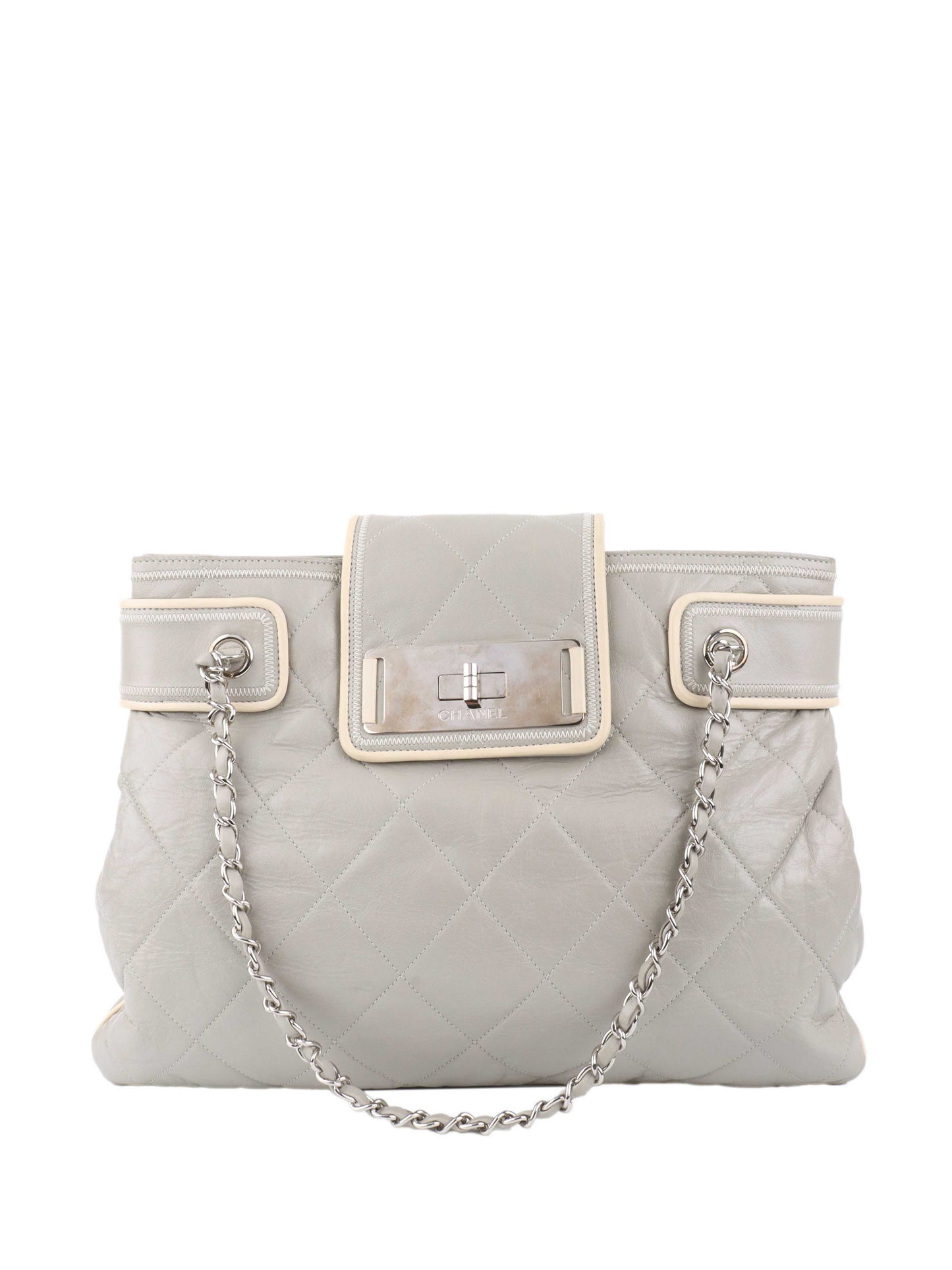 Chanel Grey Tote Bag.