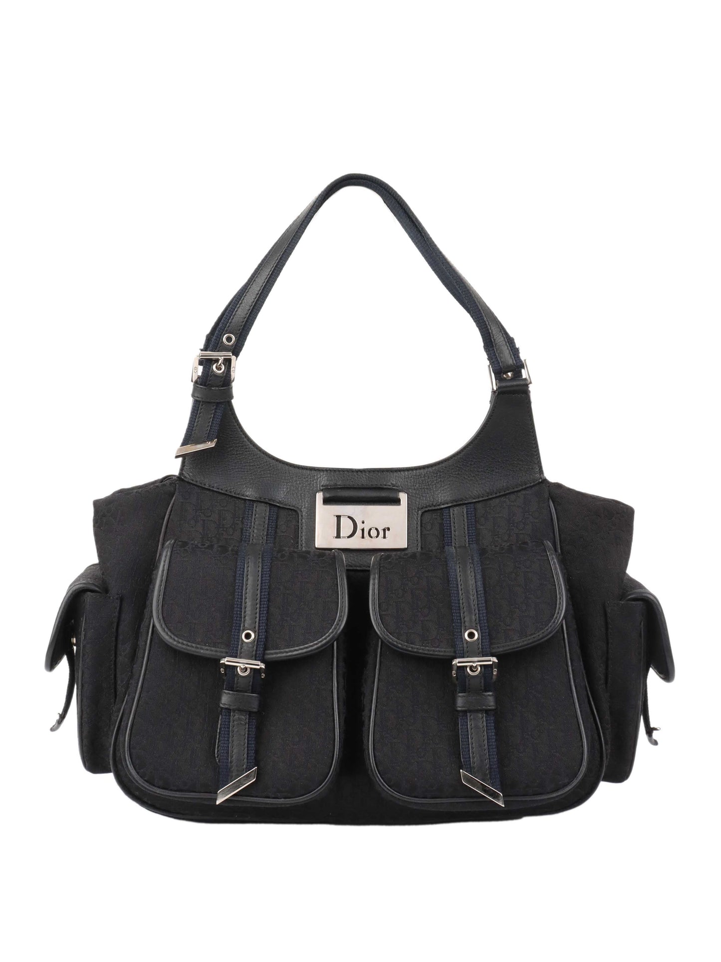 Dior Black   Canvas Pocket Bag.