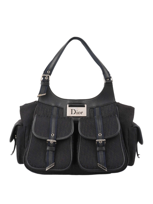 Dior Black   Canvas Pocket Bag.