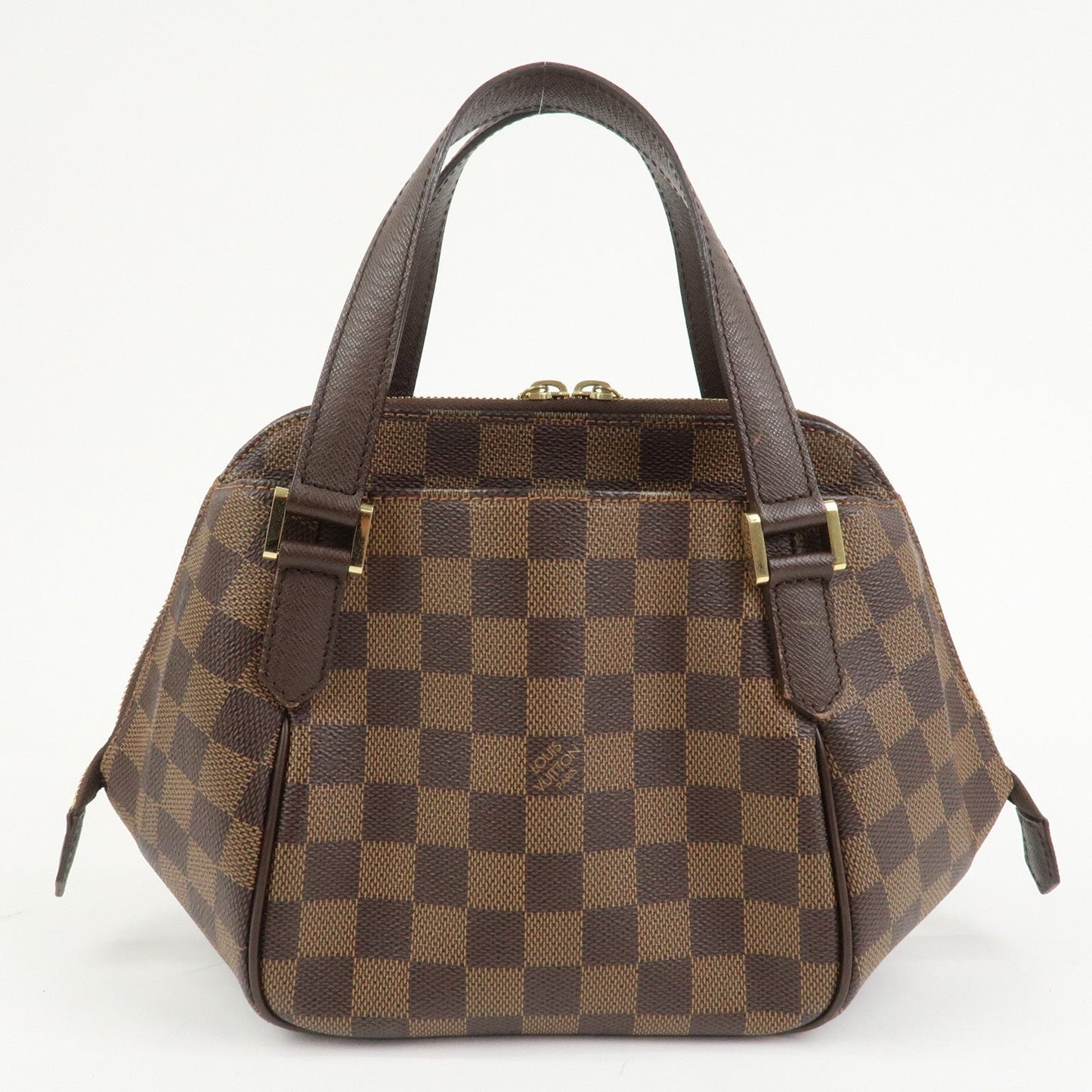 Louis Vuitton Damier Canvas Belem PM Hand Bag Brown N51173