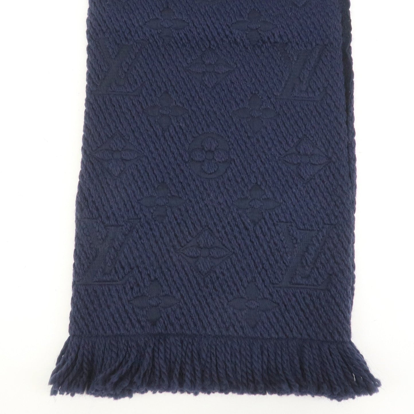 Louis Vuitton Monogram Echarpe Logomania Wool Silk Scarf M75094