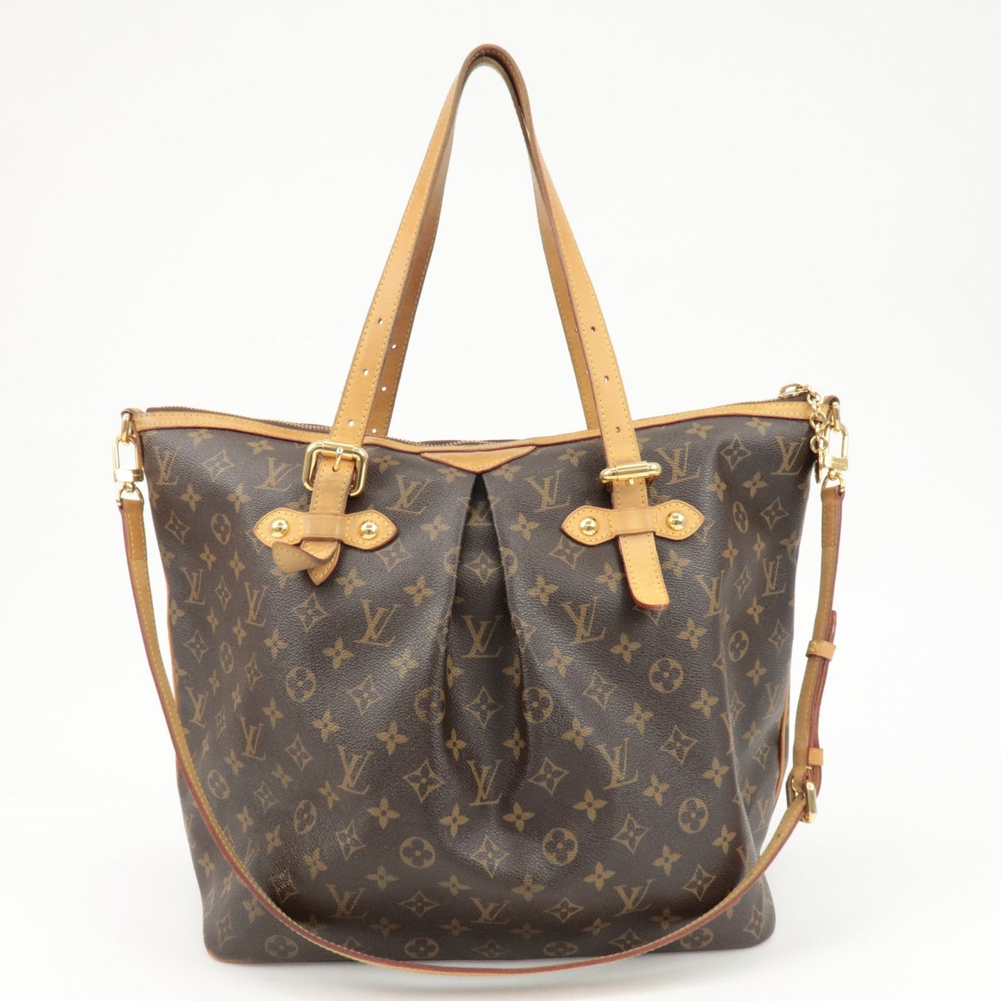 Louis Vuitton Monogram Palermo GM 2Way Hand Bag Brown M40146  d