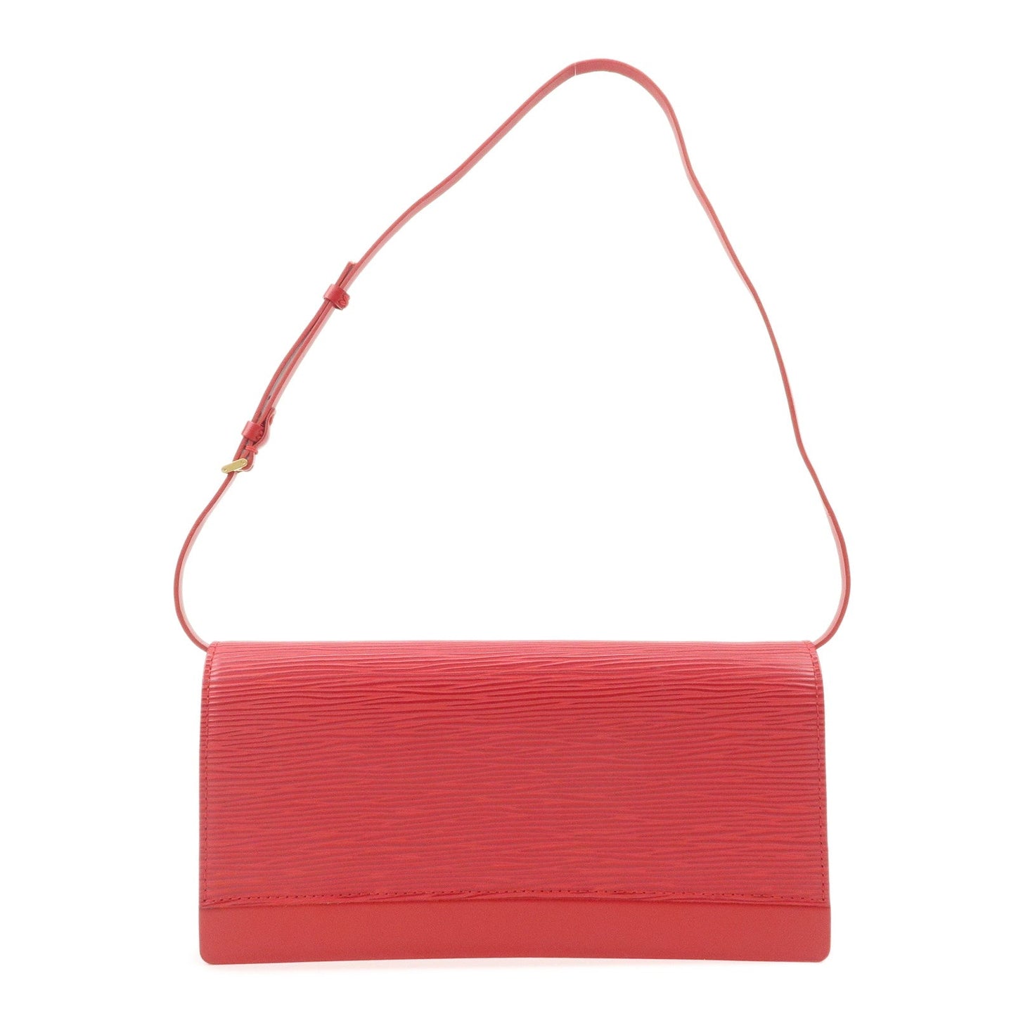 Louis Vuitton Epi leather Honfleur Cuir Hand Bag Red M5273E