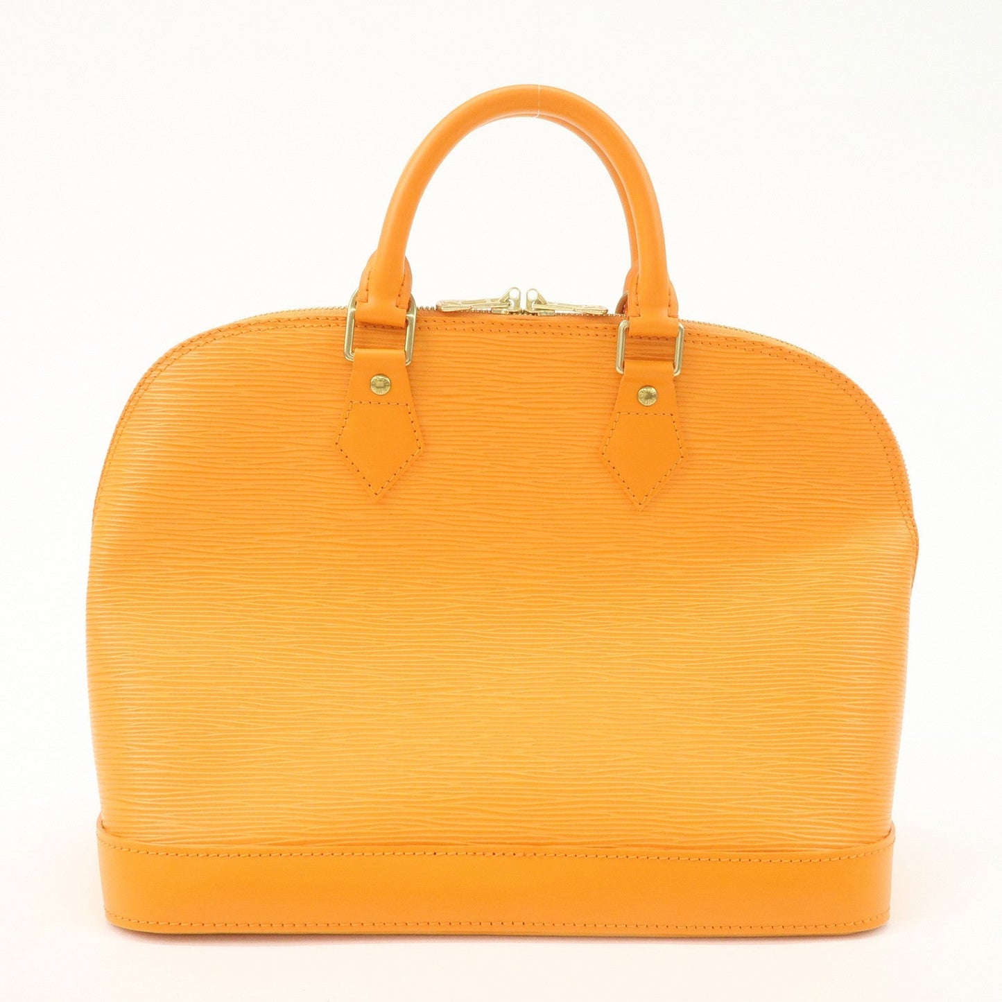 Louis Vuitton Epi Alma Hand Bag Mandarin Orange M5124H