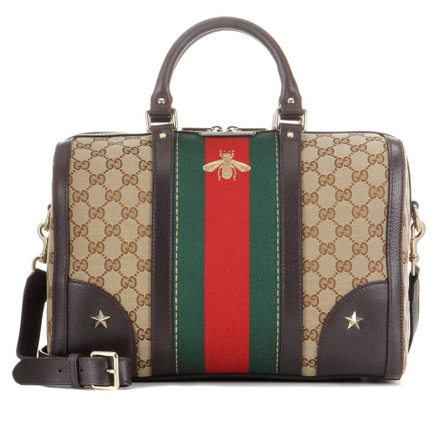 Gucci   Web Embroidered Bag