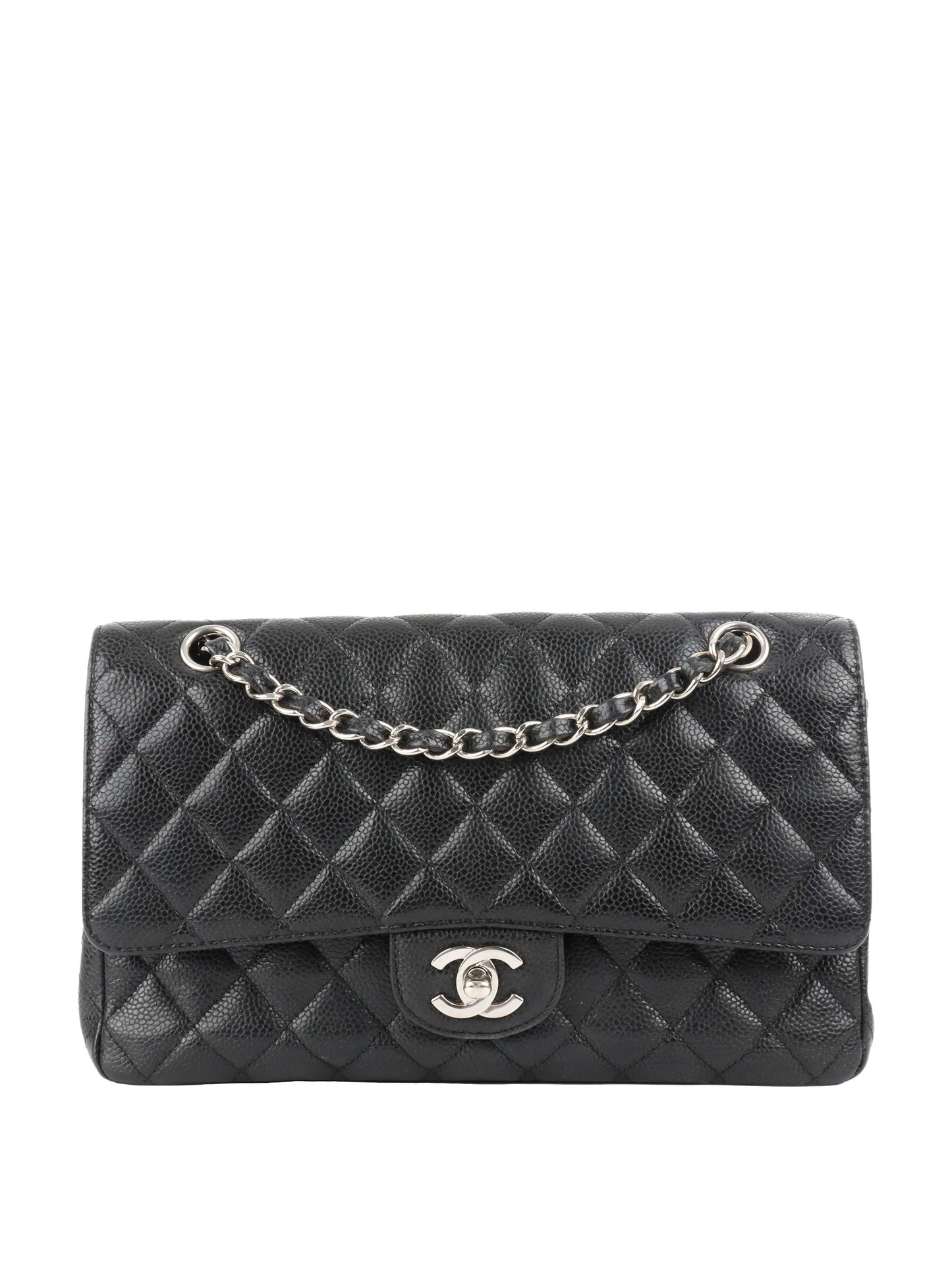 Chanel Medium Black Caviar Classic Flap.