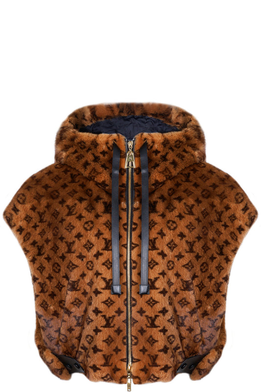 LOUIS VUITTON Open Arm Jacket MNG Mink