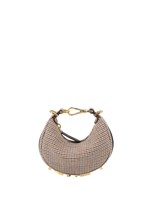 Fendi Wool Nano Fendigraphy Bag Charm.