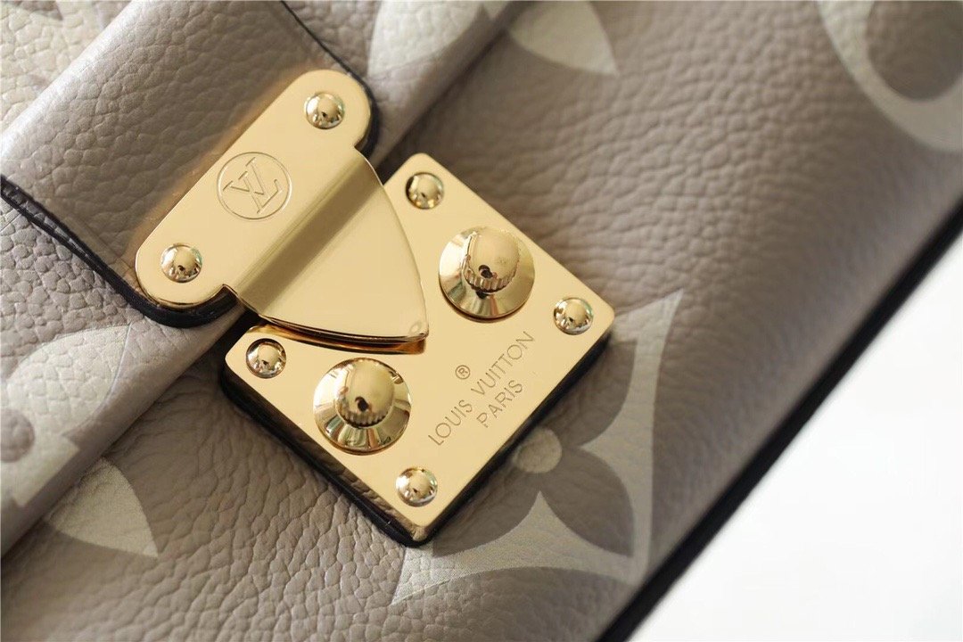 Top Quality Madeleine BB Monogram Empreinte Dove Gray/ Creme Beige For Women,  Shoulder and Crossbody Bags 9.4in/24cm Top Quality