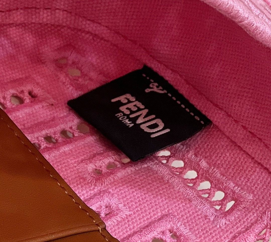 Top QualityTop Quality Baguette Pink with Embroidery Small Bag For Woman 21cm/8in
